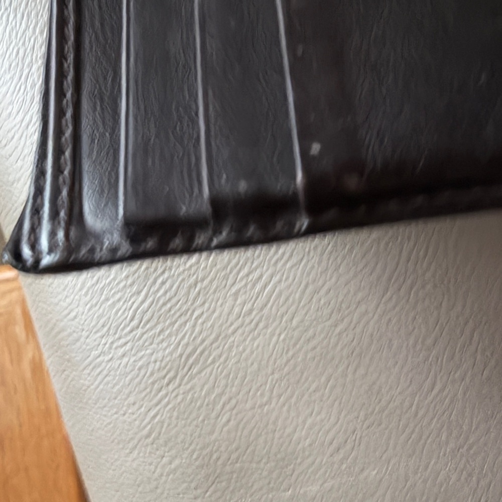 Gucci Chocolate Brown Embossed GG Leather Wallet Insert - Picture 5 of 10